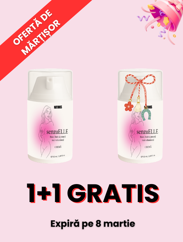 1+1 GRATIS senzuELLE - Cremă pentru volum natural și contur seducător